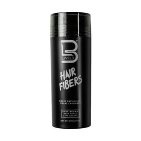 L3VEL3 Dark Brown Hair Fibers Haarfasern Dunkelbraun 27,5 g