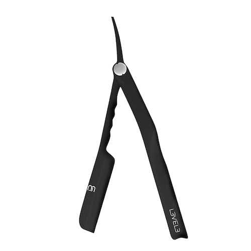 L3VEL3 Milly Blade Clutch Rasiermesser-Halter Midnight Black