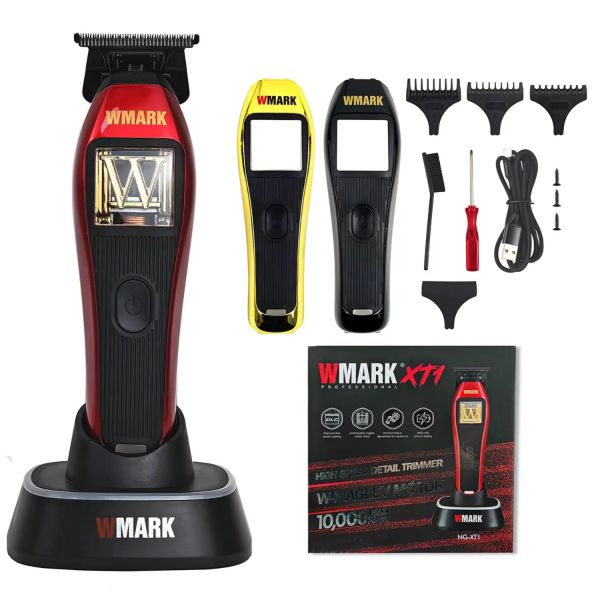 WMARK NG-XT1 Professional Trimmer – Vector Motor, 10,000 RPM, DLC T-Blade