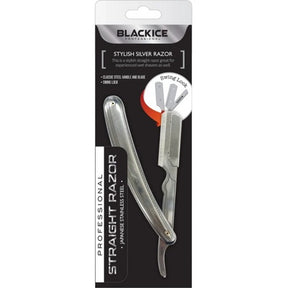 Black Ice Rasiermesser Silver, Single Edge aus japanischem Edelstahl