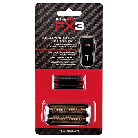 BaByliss PRO FX3 Black Ersatzscherfolie & Untermesser