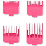 Stylecraft Pink Dub Magnetische Aufsteckkämme, 4er-Set (1/16"–1/4")