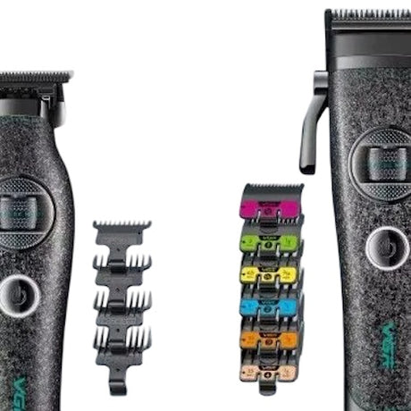 VGR V-880 S2 Profi-Haarschneidemaschine und Trimmer Set Carbon Fiber, kabellos