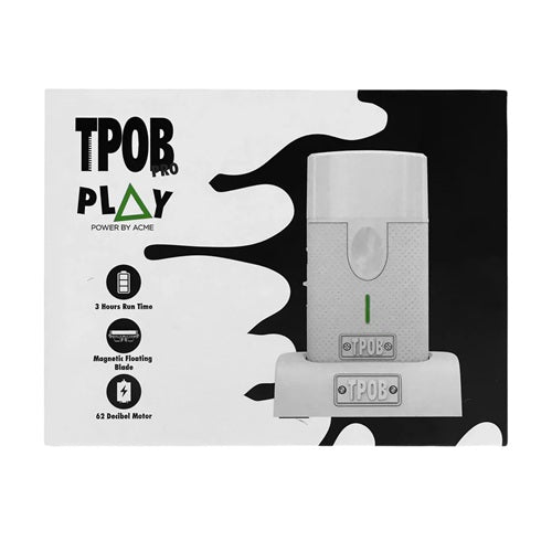 TPOB Play Whiteout Edition Folienrasierer, kabellos und leise