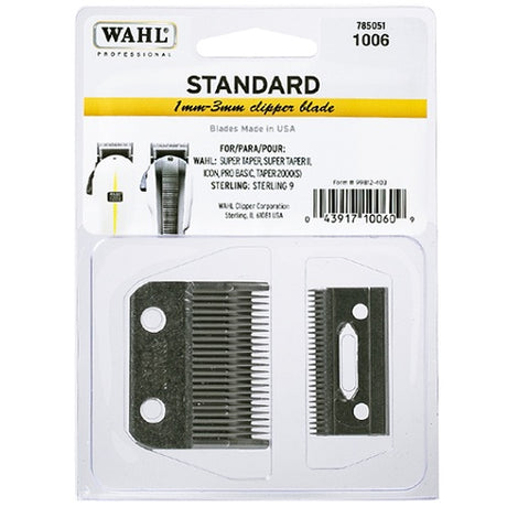 WAHL 1006 Standard 2-Loch Klinge 1–3 mm für Wahl Clipper