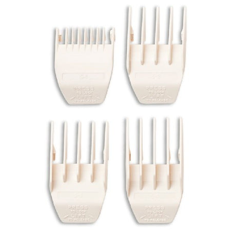 WAHL Peanut Trimmer-Aufsteckkämme 4er-Set 1/8"–1/2", weiß